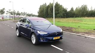 ANWB Test Tesla Model X 2017 [upl. by Ahtnama]