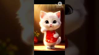 Cute cat dance trending shortvideo [upl. by Ambrose]