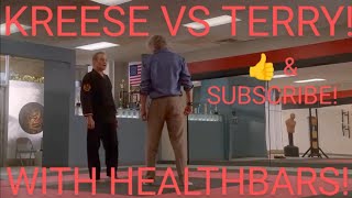 Kreese VS Terry Mini Fight With HealthBars  Cobra Kai S4E3 quotThen Learn Flyquot 2021 [upl. by Kcirddahc]