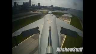 RideAlong Sea Harrier Tail Cam Aerobatics  Cleveland National Airshow 2014 [upl. by Agnes]