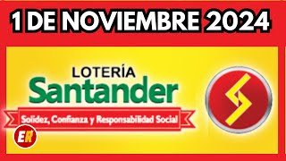 Resultado LOTERIA DE SANTANDER VIERNES 1 de noviembre de 2024 💫✅💰 [upl. by Spenser]