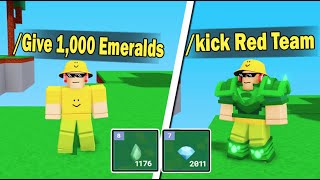 ALL MATCH COMMANDS Roblox BedWars [upl. by Ahseer230]