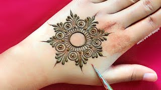 Chhath pooja mehndi design  Back hand mehndi design  simple mehndi design  mehndi design  mehndi [upl. by Kral]