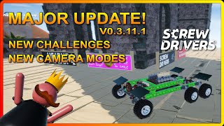 Major Update  Exciting New Challenges Camera Orbit Modes amp much more in Screw Drivers Game EP018 [upl. by Annahc758]