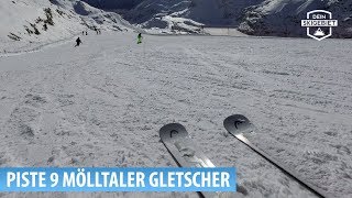 Piste 9 quotFamilienabfahrtquot am Mölltaler Gletscher [upl. by Amled]