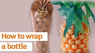 How to wrap a bottle  How To  Sainsburys [upl. by Basia]