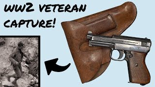 Navy Mauser Model 1934 Pistol Captured by WW2 Vet  DDay Special [upl. by Eizdnil]