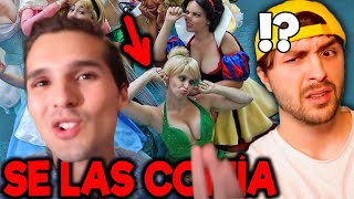 quotFiestasquot con Fans Cosplayeadas de Disney Memo Aponte el P Diddy de YouTube XD [upl. by Skillern]