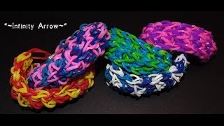 NEW quotInfinity Arrowquot Bracelet on the Wonder Loom [upl. by Ifen]