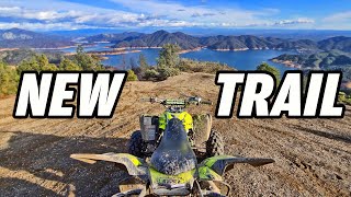 Exploring a NEW TRAIL  Yamaha Raptor 700 Sport Quad Riding TrailBlogger S09E03 [upl. by Carmelia]