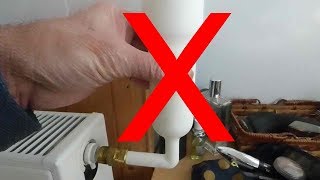 How to add inhibitor into a Combi system with no way to fill via radiators [upl. by Sisile287]