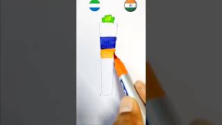 Mera muluk mera desh।🇸🇱 Sierra Leone flag।🇮🇳 India Flag।videoshort art viralshort [upl. by Annawad728]