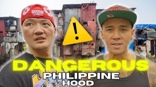 VISITING PHILIPPINES MOST DANGEROUS HOOD  MAC EATS [upl. by Cherise]