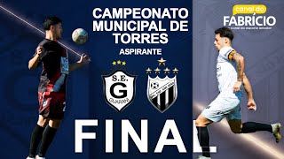 JOGO COMPLETO  CAMPEONATO MUNICIPAL DE TORRESRS  ASPIRANTES SÃO JOÃO CAMPEÃO NOS PÊNALTIS [upl. by Llerehs174]