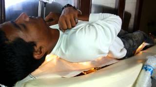 Full Body Automatic Massage Bed by Smt Motiyandevi Chananmal Sahani Asadhya Rog Sahayta Kendra [upl. by Annayar964]