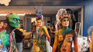 Belgian Bodypaint Championship best body art part 1 [upl. by Gemina]