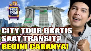 TRANSIT LAMA DI CHANGI AIRPORT IKUT FREE SINGAPORE TOUR AJA [upl. by Aba653]