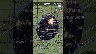 Total solar eclipse Heres the path of totality across United States 2024 [upl. by Elysee527]