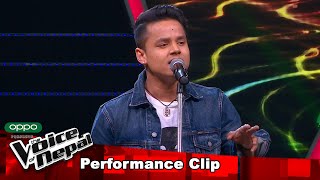 Kiran Gajmer quotTeenpateyquot Blind Audition Performance  The Voice of Nepal S3 [upl. by Eceinwahs]