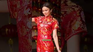 What is a Qipao  Traditional Chinese dress celebration shorts asianculture learn [upl. by Halludba]