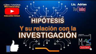 Hipótesis en la investigación  Cómo redactar correctamente mi hipótesis [upl. by Esinwahs]