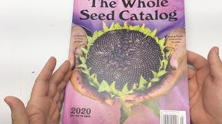 2020 Whole Seed Catalog from Baker Creek Heirloom Seed Company RareSeedsBC [upl. by Langdon]