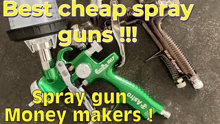 Best cheap guns  Astro euro pro HVLP amp cartman LVLP  Great for flippers amp learning [upl. by Borlow]