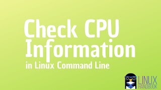 How to Check CPU info in Linux Command Line [upl. by Maer607]