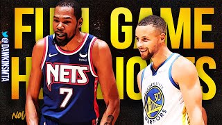 Golden State Warriors vs Brooklyn Nets Full Game Highlights  Nov 16 2021  FreeDawkins [upl. by Zetniuq]