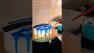 Simple cake decoration ideas cake shortsfeed cakedesign cakeart food cakeintelugu viralvideo [upl. by Arjun654]