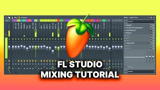 FL Studio Mixing Tutorial  Sample Hip Hop Beat [upl. by Nylear]