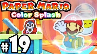 Paper Mario Color Splash  Wii U Gameplay Walkthrough PART 19  Cobalt Base Snifit or Whiffit Prize [upl. by Westhead734]