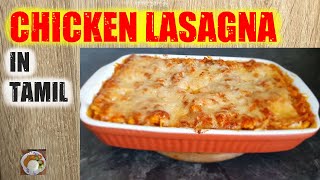 Chicken lasagna in Tamil  சிக்கன் லசக்னா 2021 Cook with Comali like recipe [upl. by Nahtonoj]