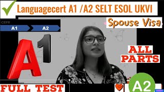 LanguageCert International ESOL SELT A1 Speaking amp Listening Live in the UK Test 10Real Pattern [upl. by Furiya34]