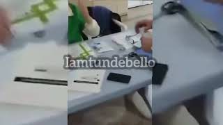 Footage shows alleged ballot stuffing in Georgia ahead of elections [upl. by Ecyrb619]