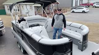 2023 Crest Pontoon Boats  Review Classic LX 220 L Review [upl. by Eyla417]