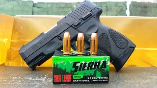 Sierra 115gr 9mm JHP Ballistic Gelatin Test amp Review [upl. by Glyn]