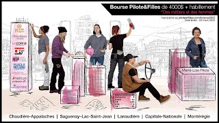 Remise de la Bourse Pilote amp Filles 2022 par MarieLise Pilote [upl. by Yedorb995]