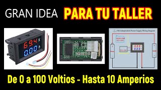 ✅GRAN IDEA MUY ECONOMICA PARA TU TALLER y TUS PROYECTOS DE ELECTRONICA 👀👉 VOLTIMETRO y AMPERIMETRO [upl. by Nnylarej]