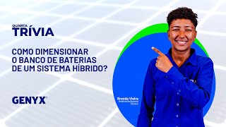 Como DIMENSIONAR as BATERIAS de um SISTEMA FOTOVOLTAICO HÃBRIDO [upl. by Airamana]