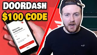 How to get a 100 DoorDash Promo Code in 2024  Free Food Coupon Code [upl. by Maxine301]