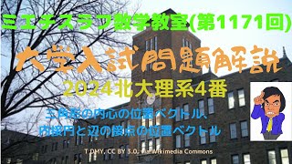 北大理系2024年4番1171 数学 2024年問題 北海道大学 [upl. by Iknarf]