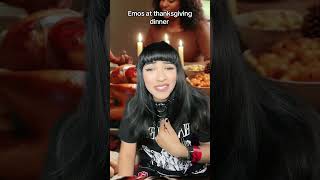 Emos at thanksgiving shorts emo alternative comedy thanksgiving [upl. by Yttap]