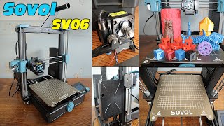 Sovol SV06 3D Printer  Assembly Testing Review [upl. by Enerual]