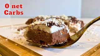 0 net Carbs Easy Keto Bounty Cake Recipe recipe ketocake cake [upl. by Maggie]