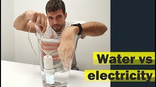 ⚡ Deionized water vs Electricity ⚡220V in water [upl. by Neukam]