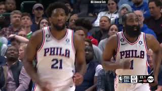 Career Game 377 Joel Embiid Highlights vs DAL 03022023 [upl. by Otila400]