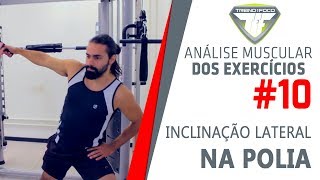 Inclinação Lateral na Polia  Análise Muscular dos Exercícios 10 [upl. by Eniluqaj]