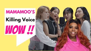 Reacting To MAMAMOOs KILLING VOICE  Kpop Reactions [upl. by Ycnaf]