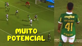 ESTEVÃO AOS POUCOS VAI SE SOLTANDO DENTRO DE CAMPO  Estevão Willian vs Ponte Preta [upl. by Stephanus]